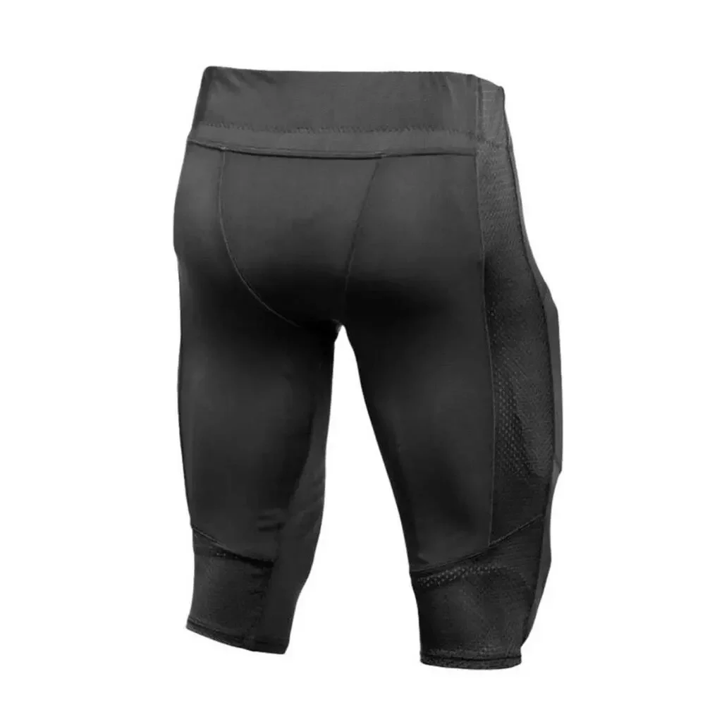 Nike Team Vapor Varsity Football 3/4 Pants 908728-010 Black White Men's Size L